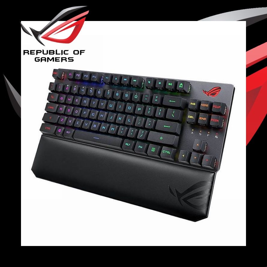 ASUS ROG 華碩 【ASUS 】 ROG SCOPE RX TKL 青軸 無線電競鍵盤 Wireless Deluxe