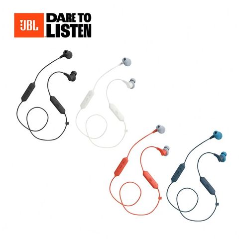 【JBL】ENDURANCE Run2 BT 藍牙無線防水入耳式耳機-藍