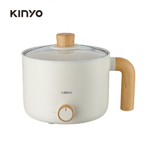 【KINYO】FP-0876W 多功能陶瓷美食鍋 白色