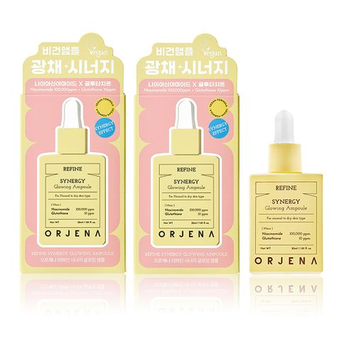 【ORJENA 雅潔娜】嫩白濃縮能量精華安瓶x2瓶(30ml/瓶)