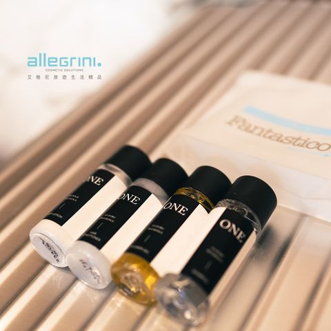 【Allegrini 艾格尼】ONE系列 豪華旅行組(沐浴露30ml+潤膚乳30ml+洗髮精30ml+潤髮乳30ml)國內外五星級飯店選用/義大利原裝進口