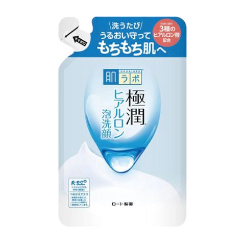 ROHTO 肌研 日本  玻尿酸保濕洗顏慕斯補充包 140ml