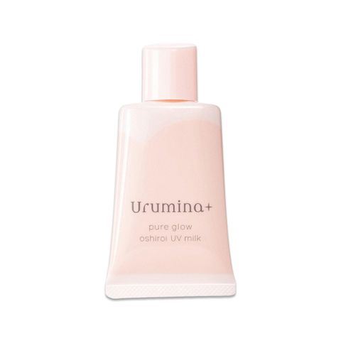 日本KOSE高絲-Urumina+晨間保濕乳液SPF50+防曬隔離霜-自然潤色(粉)35gx1入/袋