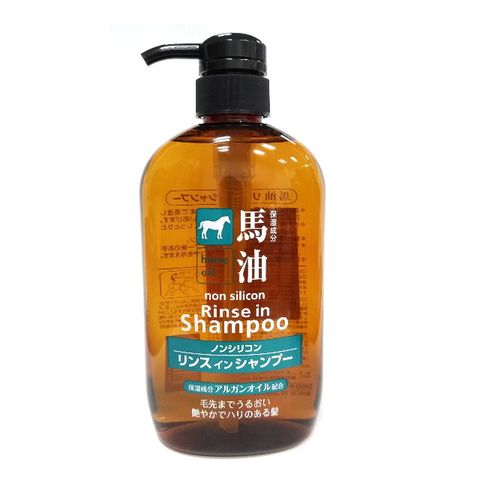 日本熊野HO馬油雙效洗髮精 600ml