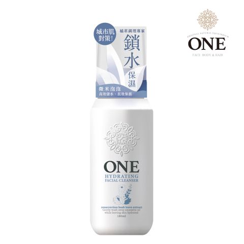 ONE 全面淨化洗顏慕斯-保濕 180ml