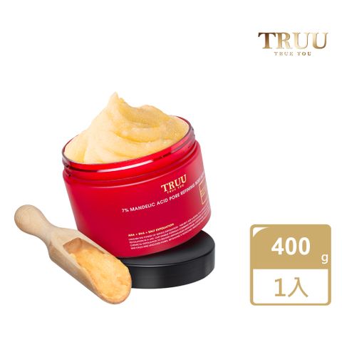 TRUU 童 7%杏仁酸精華淨化毛孔身體磨砂膏 400G