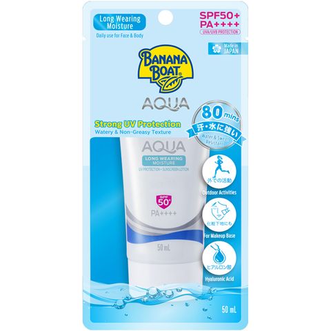 Banana Boat 香蕉船 淨護系列AQUA 極致持久保濕防曬凝乳 SPF50+ 50ml