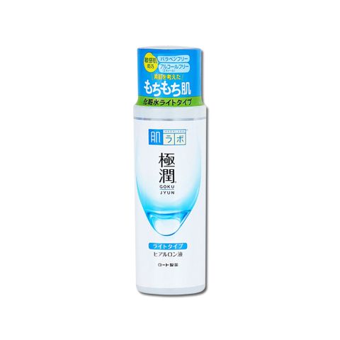 ROHTO 樂敦 日本HADALABO肌研極潤4重玻尿酸潤澤化妝水-清爽型(綠標)170ml/白瓶(臉部保養精華護膚水)