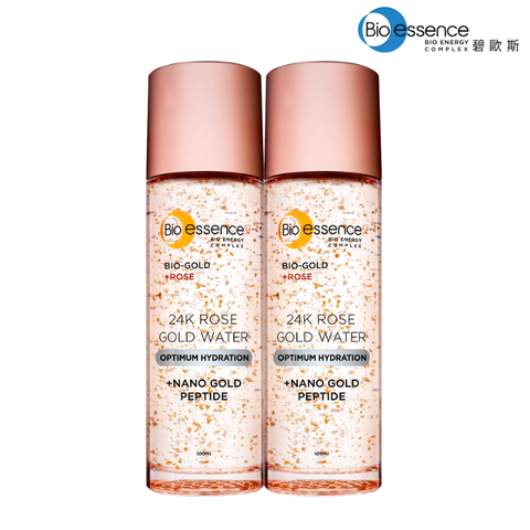 Bio-essence碧歐斯 新升級BIO玫瑰黃金露100mlx2