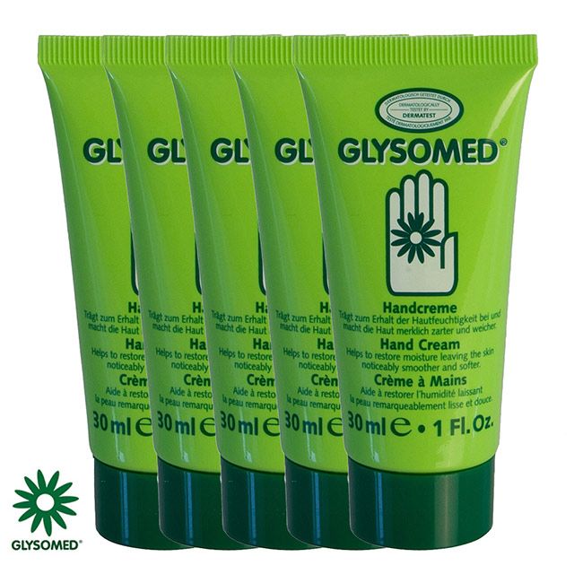 GLYSOMED 葛妮絲  甘菊護手霜(滋潤型) 淡雅清香30ml*5【敏感肌適用】德國原裝進口