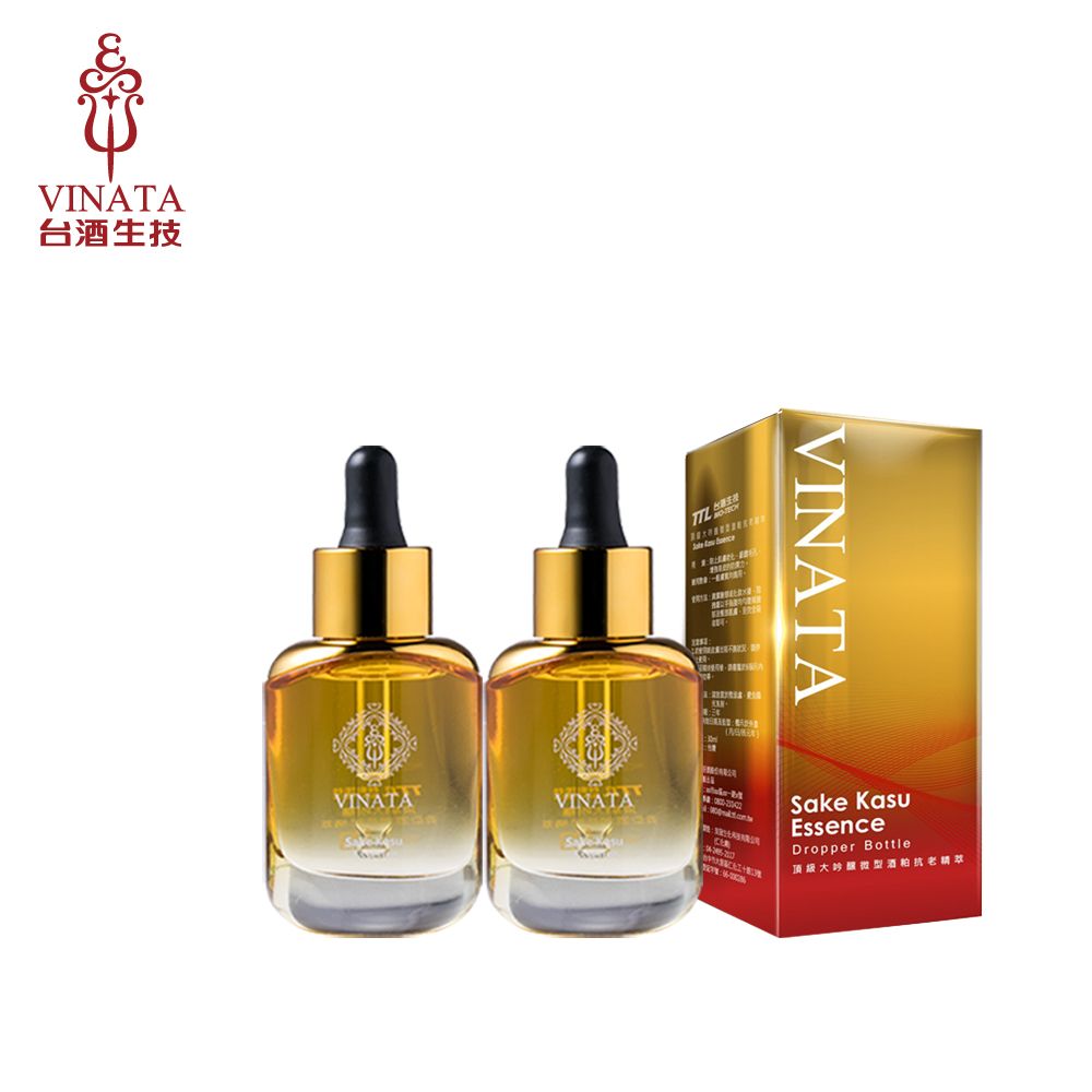 VINATA 台酒生技 頂級大吟釀微型酒粕抗老精萃30mlx2入組