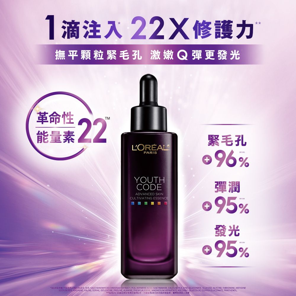 LOREAL Paris 巴黎萊雅   青春密碼酵素肌底調理精華4.0 50ml