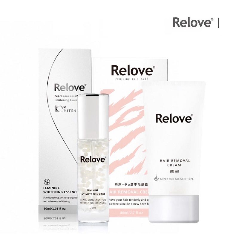 Relove  淨柔白桃賦活晶球凝露 30ml + Ku溜零毛髮霜 80ml