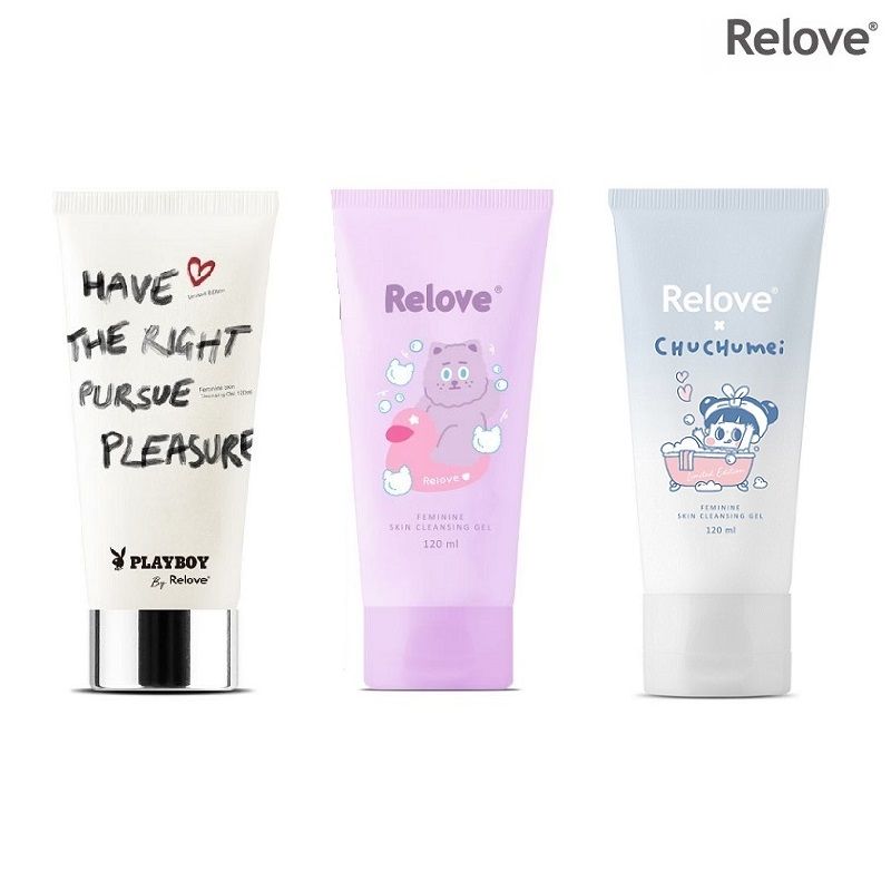 Relove ( 聯名款三入組 ) Relove 胺基酸 女性私密清潔凝露 120ml