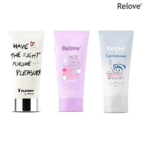 Relove ( 聯名款三入組 ) Relove 胺基酸 女性私密清潔凝露 120ml