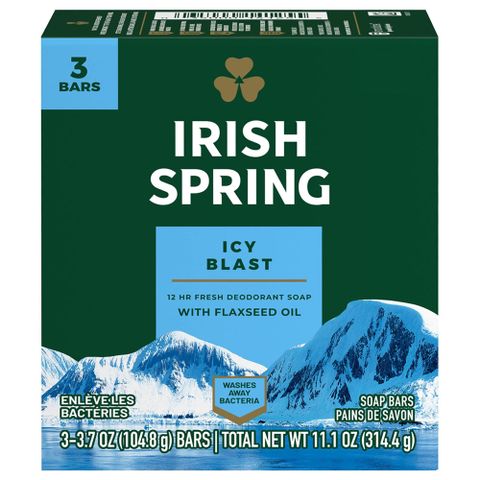 美國Irish Spring體香皂(冰爽舒暢)104.8g*3入