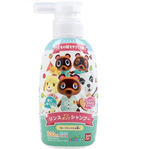 BANDAI 萬代 日本潤髮洗髮乳 動物森友會300ml