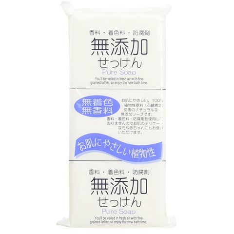 日本Nichigo無添加保養香皂100g*3入