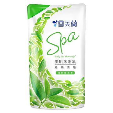 【雪芙蘭】美肌SPA沐浴乳700g補充包（綠茶清新）
