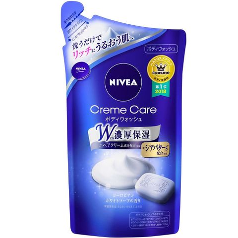 NIVEA 妮維雅 日本濃厚保濕沐浴精補充包(皂香)360ml