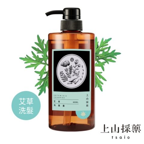 tsaio 上山採藥 艾草洗髮露600ml (飯店御用/五星洗沐/艾草萃取添加)