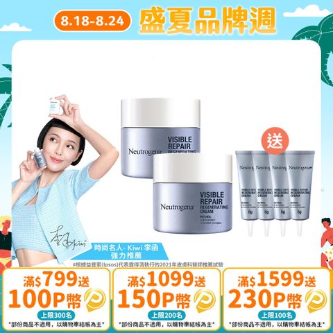 露得清 肌緻新生A醇乳霜50g*2入