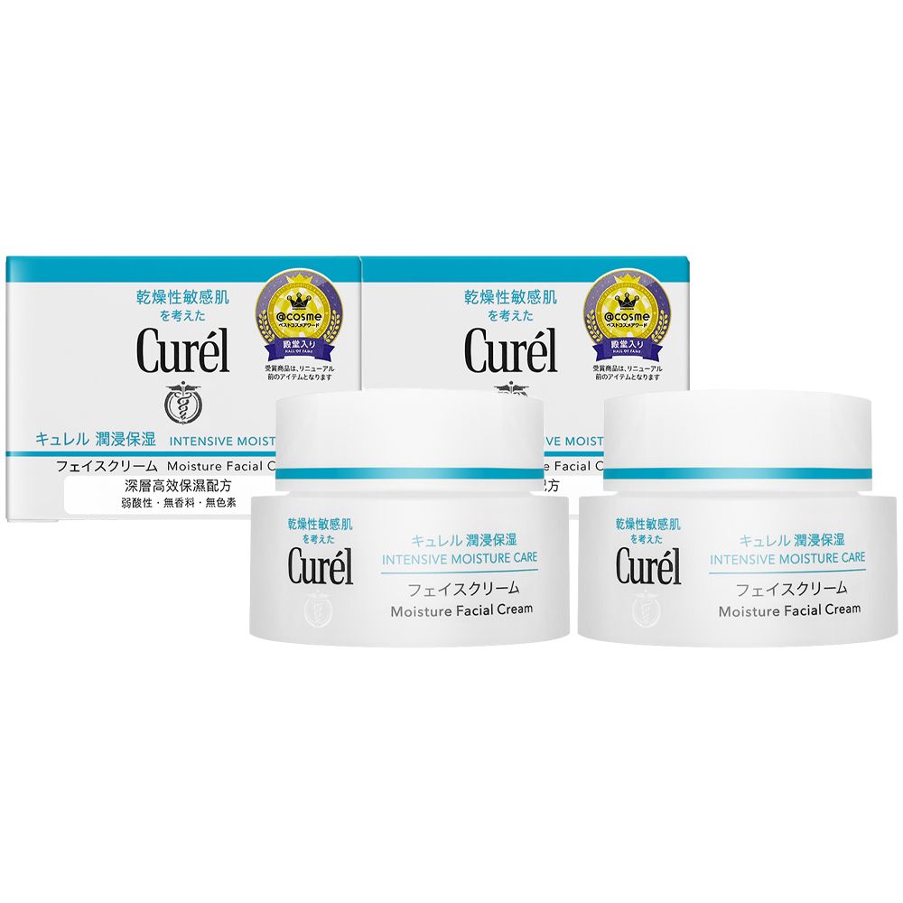 CUREL 珂潤 潤浸保濕深層乳霜 40g 2入組