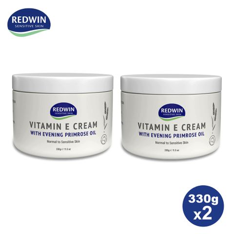 【澳洲 REDWIN】維他命E月見草油保濕霜 330gx2入