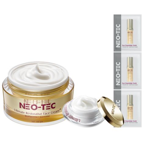 NEO-TEC 多元賦活因子精華霜100gm(外泌體版)【贈】精華霜15g(外泌體版)+明眸菁萃2ml(外泌體版)X3