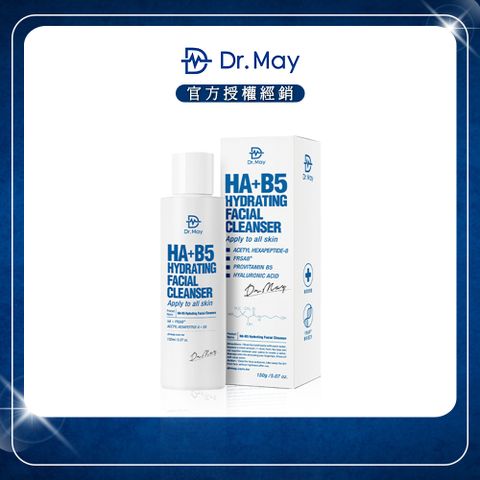 Dr.May 美博士 B5HA玻尿酸三合一潔顏乳(150ml/瓶)x1