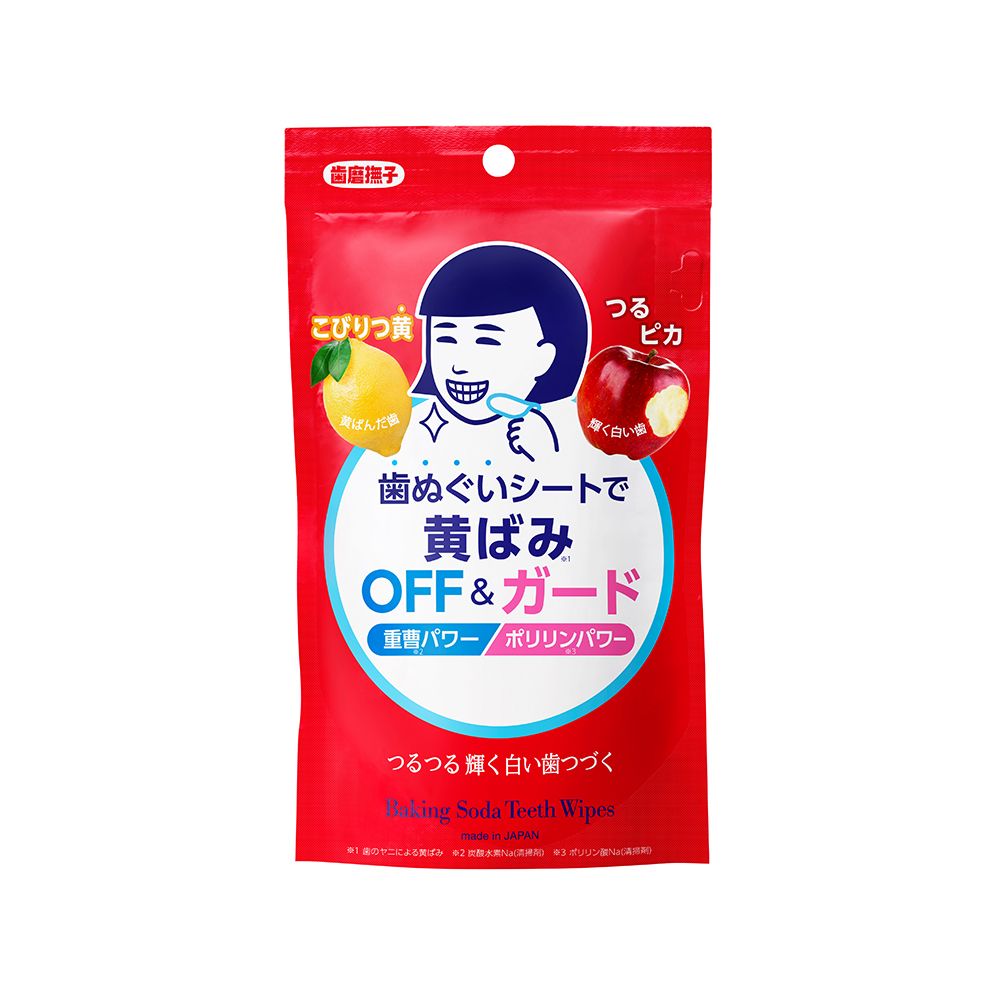 石澤研究所  齒磨撫子 薄荷清新小蘇打潔牙指巾 15枚入