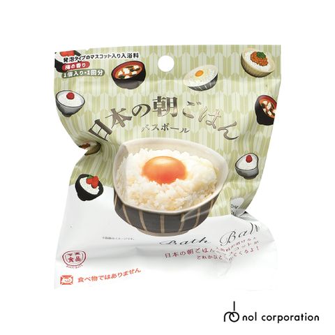 【日本NOL】日式早餐入浴球55g