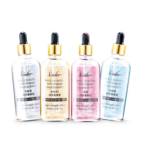 Sesedior微粒珍稀精華系列-微膠囊精華 100ml (燕窩/維他命E/玻尿酸/角鯊烯四款可選)