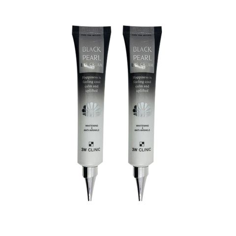 【韓國 3W CLINIC】黑珍珠撫紋奇蹟賦活眼霜40mlx2入組