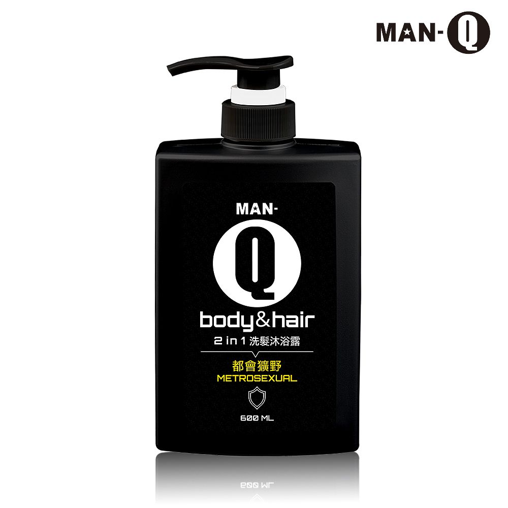 MAN-Q  2 in1都會獷野洗髮沐浴露600ml