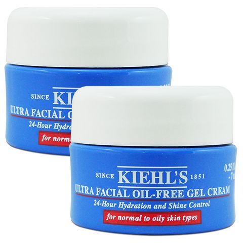 【KIEHLS 契爾氏】冰河醣蛋白吸油水感凝凍7ml*2
