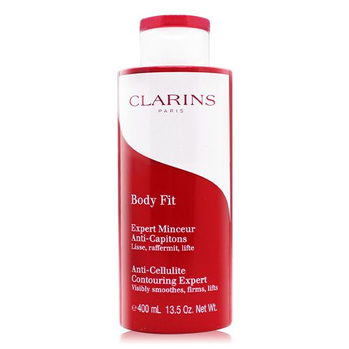 CLARINSPARISBody FitExpert MinceurAnti-CapitonsLisse raffermit, lifteAnti-CelluliteContouring ExpertVisibly smoothes, firms, e400 mL 135  Net Wt.