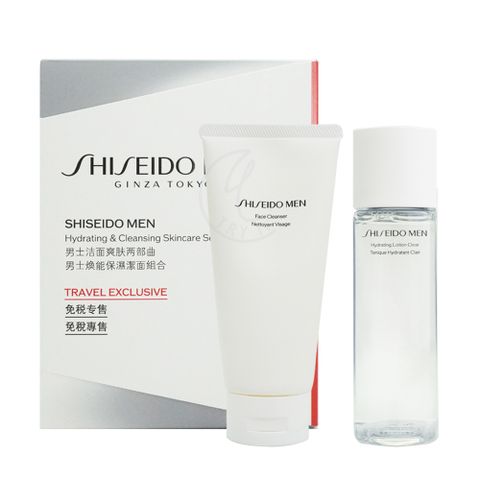 SHISEIDO 資生堂 男人極致保濕修護組[潔膚乳+調理露]