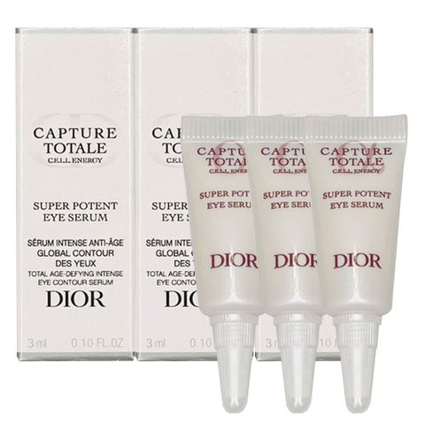 Dior 迪奧 逆時能量超彈力亮眼精華 3ml 旅行小樣 (有盒) 3入組