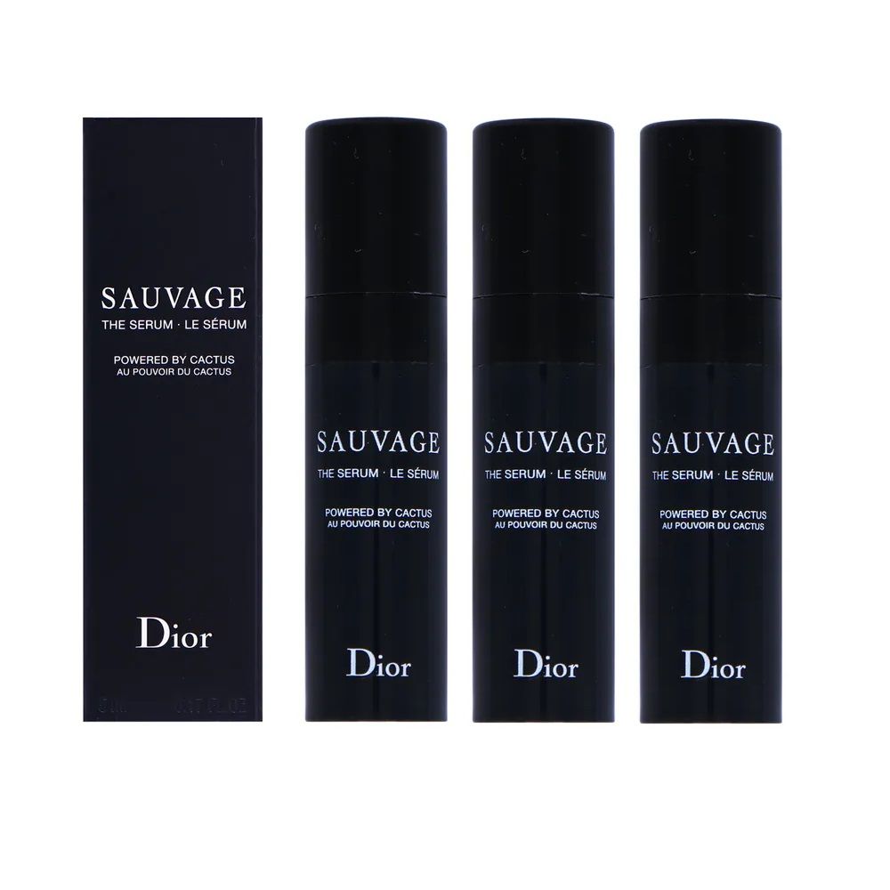 Dior 迪奧   SAUVAGE 曠野之心保濕精華5ml 旅行小樣(3入)