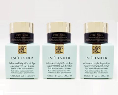 ESTEE LAUDER 雅詩蘭黛 特潤全能修護亮眼霜3ML*3瓶(新版特潤眼部超能量修護霜)百貨專櫃貨 有中標