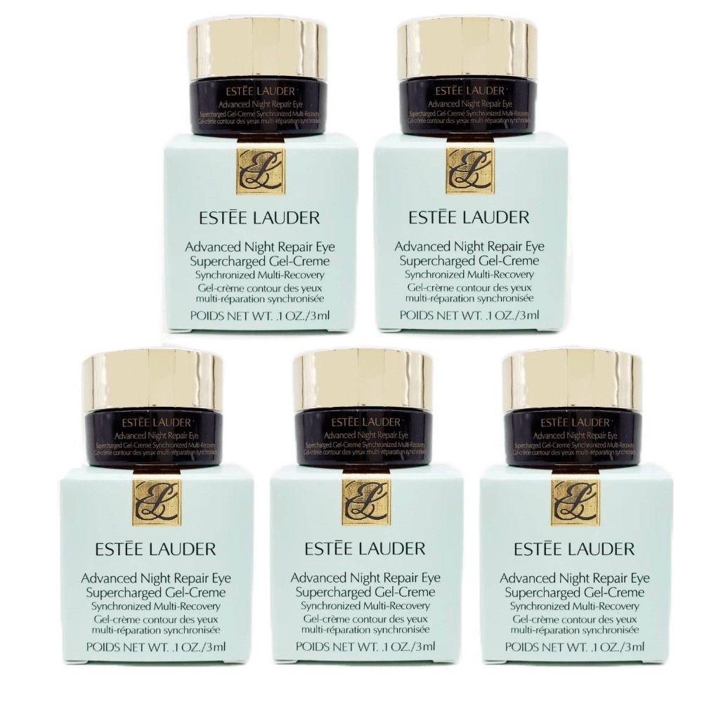 ESTEE LAUDER 雅詩蘭黛   特潤全能修護亮眼霜3ML*5瓶(新版特潤眼部超能量修護霜)百貨專櫃貨