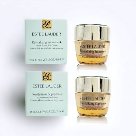 ESTEE LAUDER雅詩蘭黛 年輕無敵膠原霜15ml*2入 原裝盒裝 (新版無敵霜)【台灣專櫃貨】