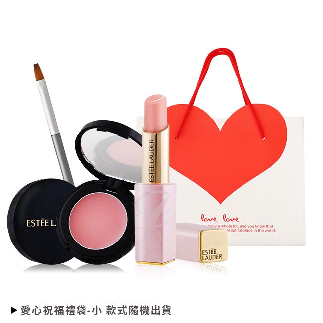 L▶ 愛心祝福禮袋-小 款式隨機出貨ESTEE LAUDERlove love a whole lot, and you know thateautiful place in the worldESTEELAUDER