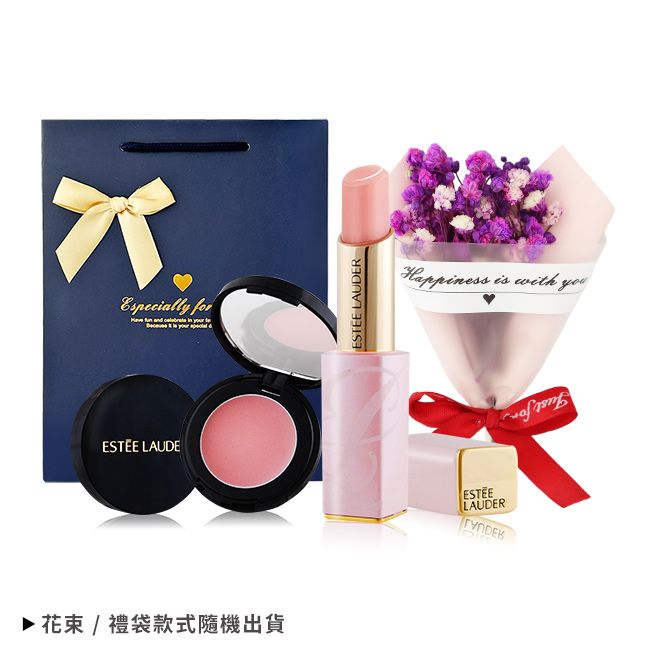 Especially for       LAUDE▶花束/禮袋款式隨機出貨ESTEE LAUDERHappiness is with youESTEELAUDER