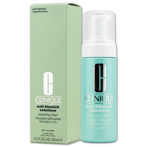 Clinique 倩碧 無油光淨痘潔面慕絲 125ml