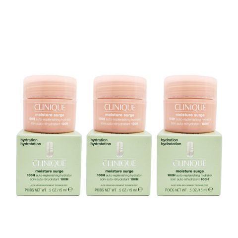 Clinique 倩碧 水磁場100H活水循環保濕凝膠15ML*3入 【台灣專櫃貨】