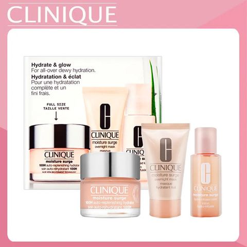 Clinique 倩碧 水磁場水潤彈嫩不用等組