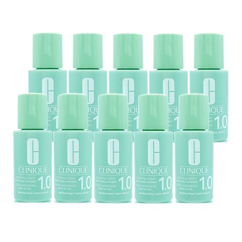 【CLINIQUE倩碧】三步驟溫和潔膚水保濕型1.0 30ml*10