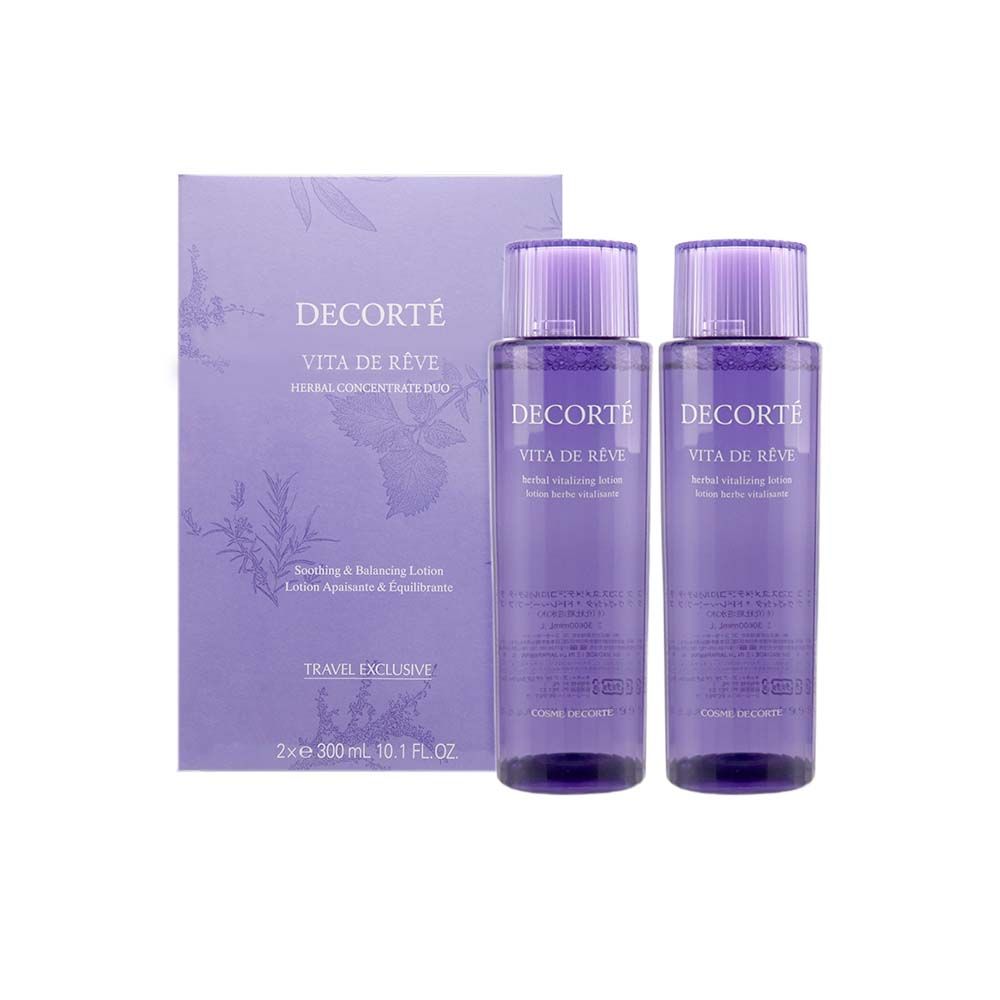 DECORTE 黛珂 COSME  平衡草本精粹露2入組(300ml*2)_國際航空版(附專櫃紙袋2入)